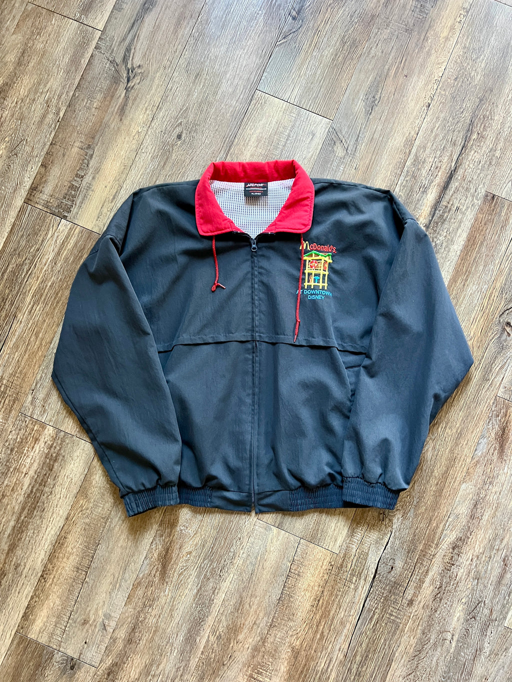 1224 -Black & Red McDonald's at Downtown Disney Jacket - XL