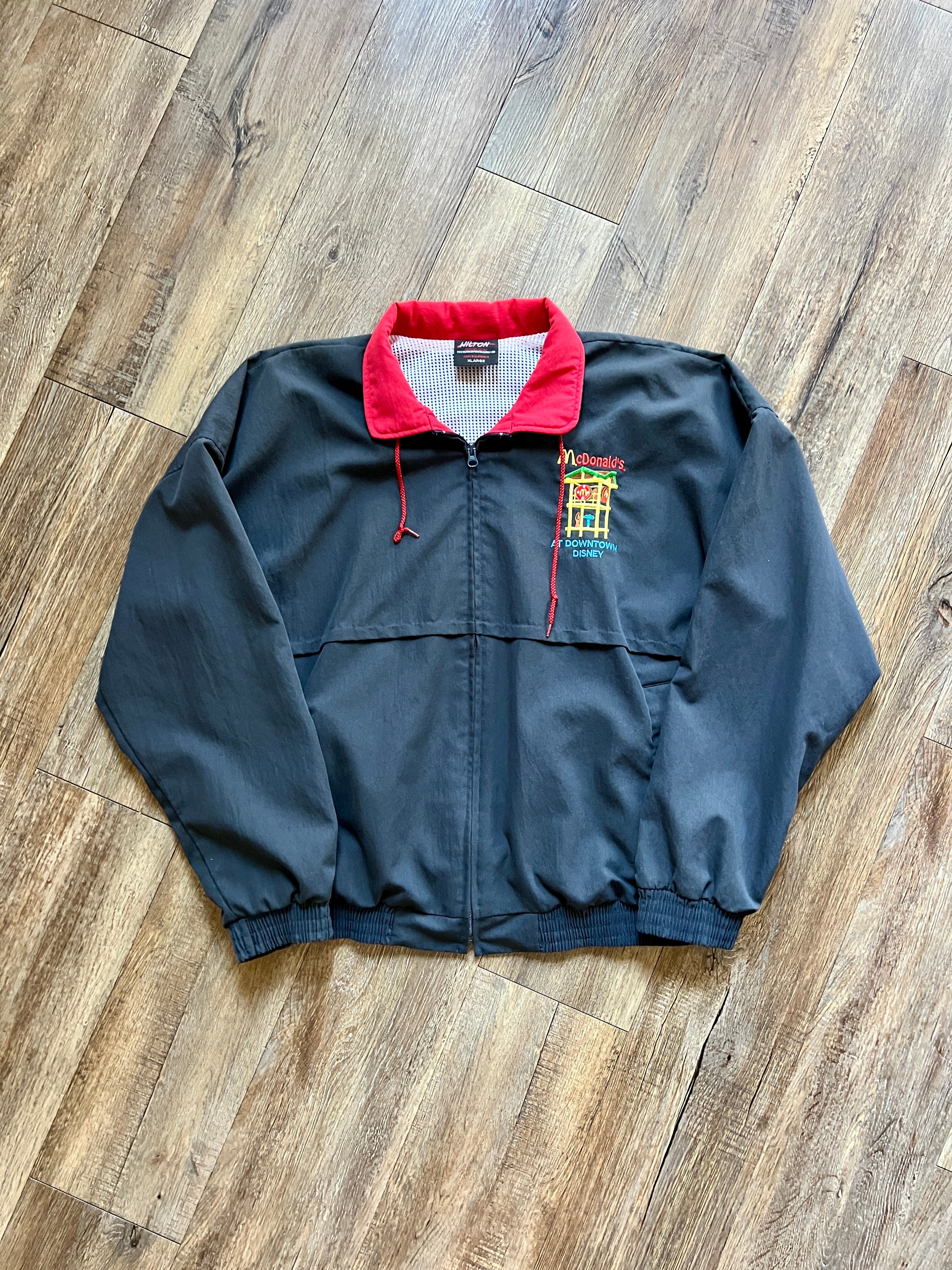 1224 -Black & Red McDonald's at Downtown Disney Jacket - XL