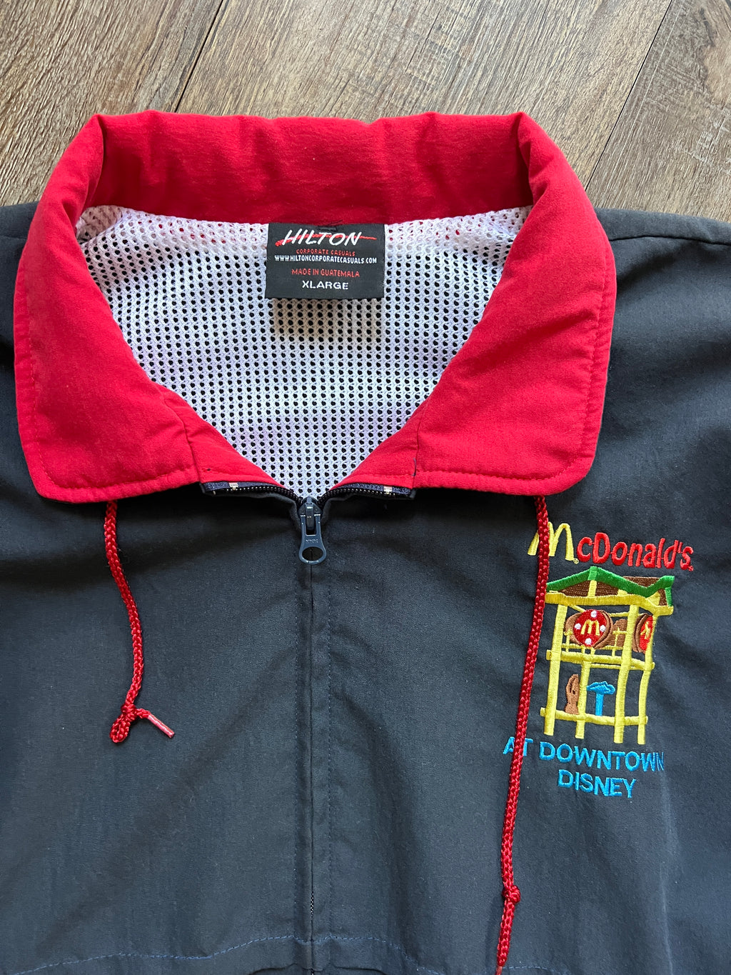 1224 -Black & Red McDonald's at Downtown Disney Jacket - XL