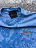 1436 - Blue Tie-Dye Embroidered Aladdin Pocket Tee - NT/XL