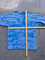 1436 - Blue Tie-Dye Embroidered Aladdin Pocket Tee - NT/XL