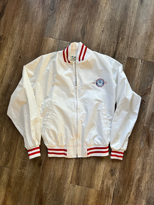 731 -White EPCOT Center WDW Logo Jacket - S