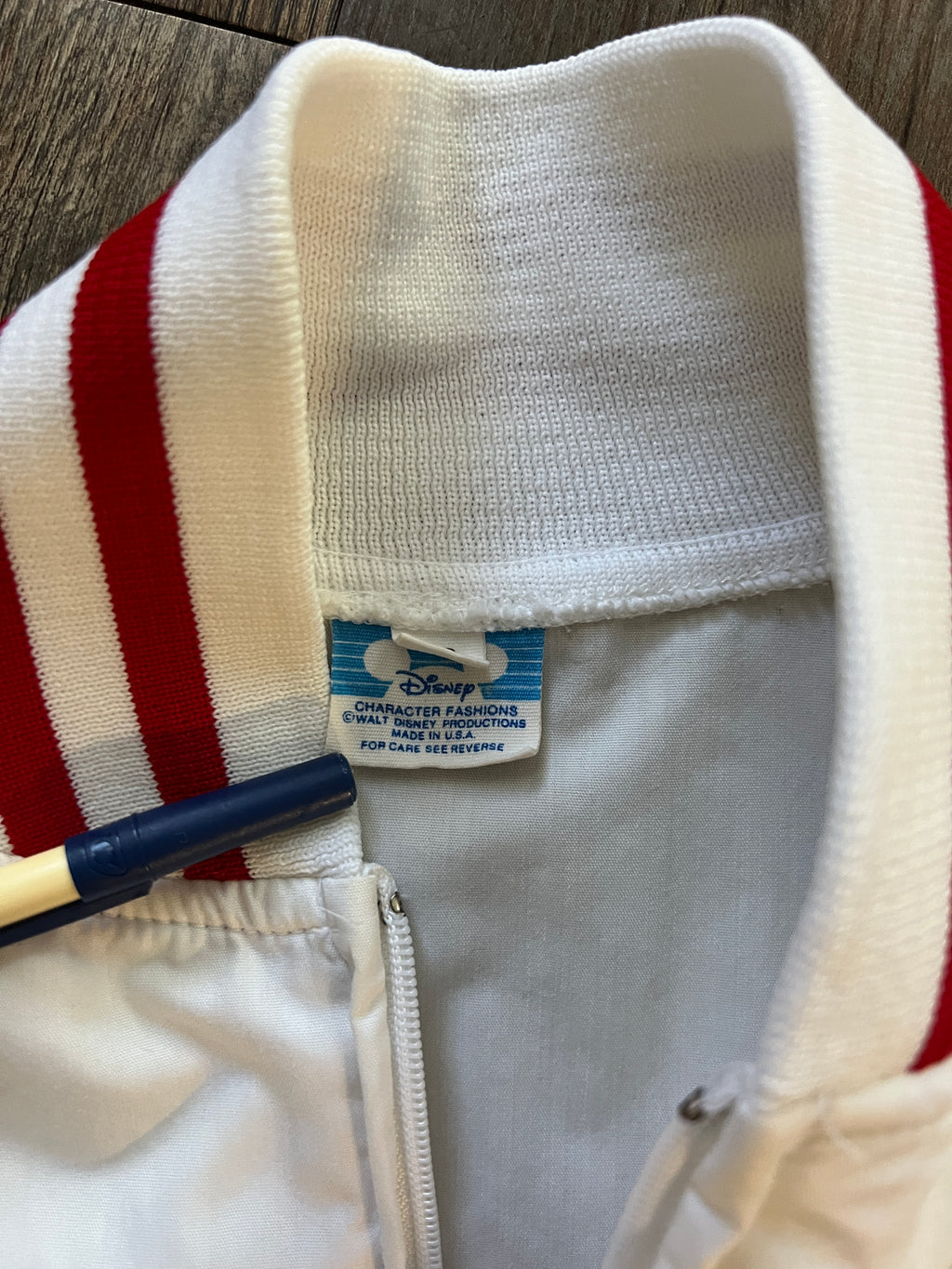 731 -White EPCOT Center WDW Logo Jacket - S