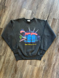 734 -Black Planet Hollywood WDW Logo Crewneck