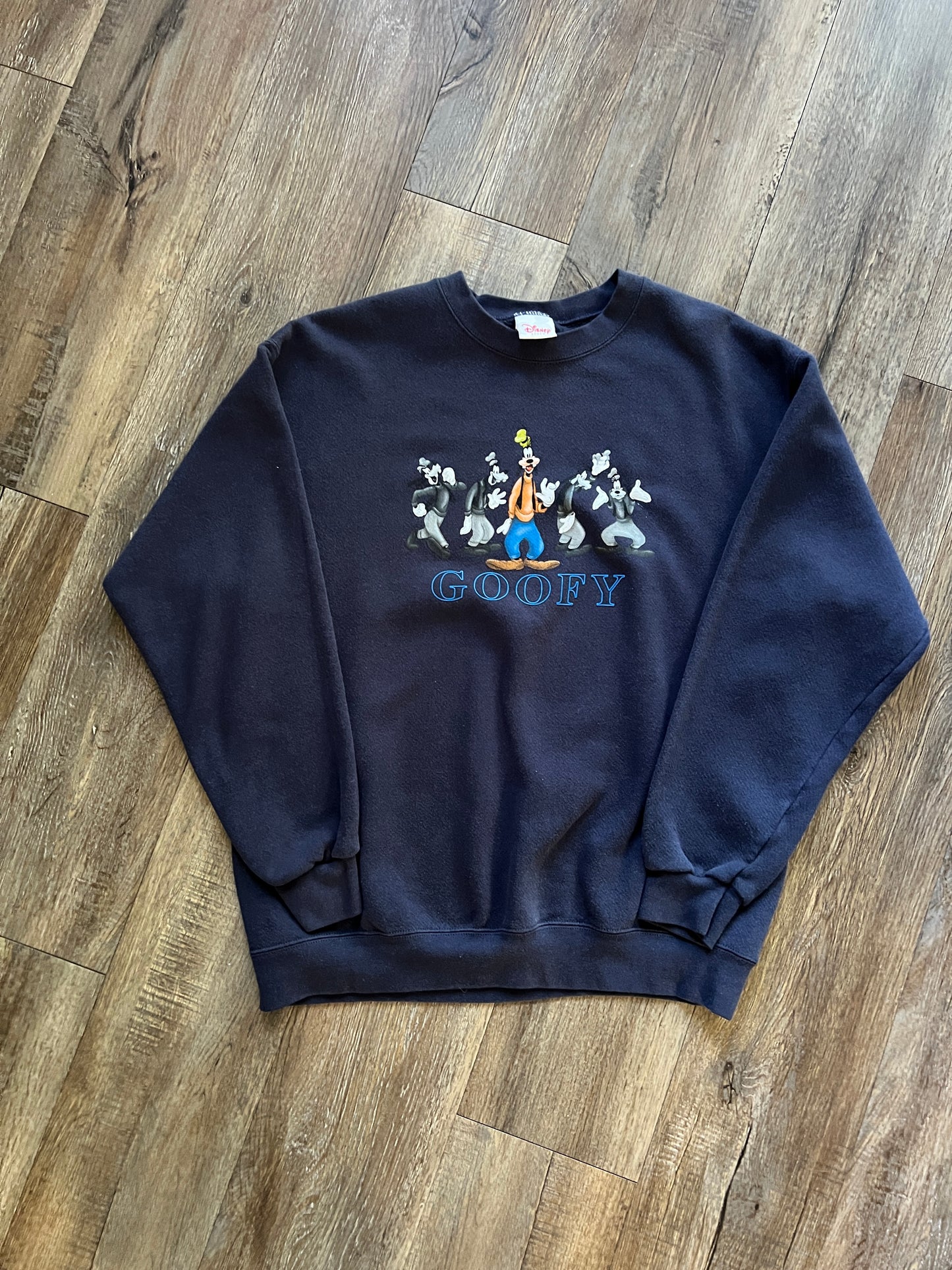 737 -Black Goofy Crewneck - L