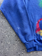 1439 - Blue Mickey Silhouette Sketch Crewneck - NT/S