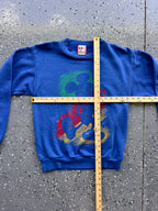 1439 - Blue Mickey Silhouette Sketch Crewneck - NT/S