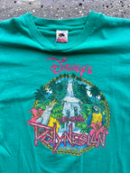 1403 - Teal Single Stitch  Polynesian Resort Tee - L