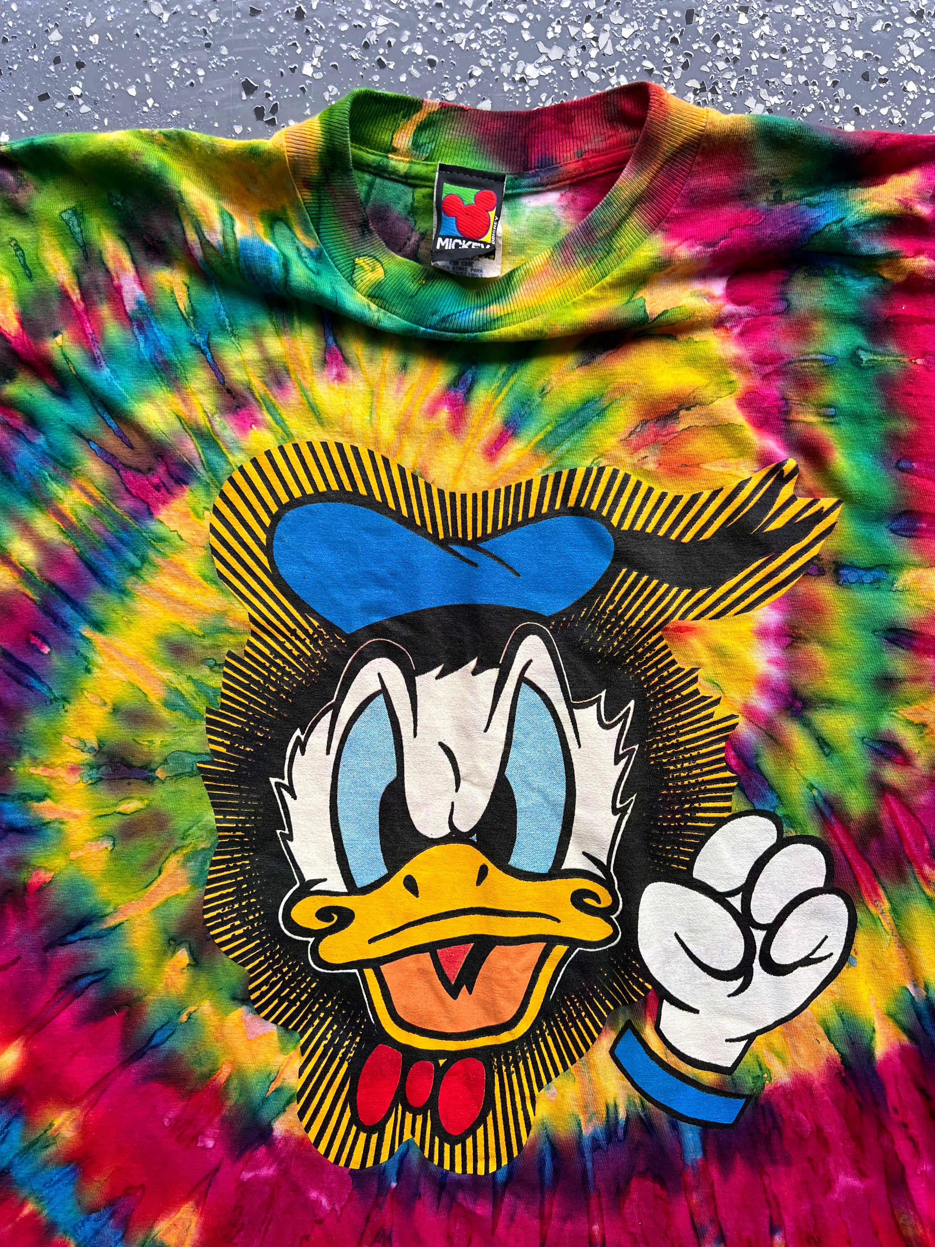 1426 - Tie-Dye Angry Donald Tee - XL