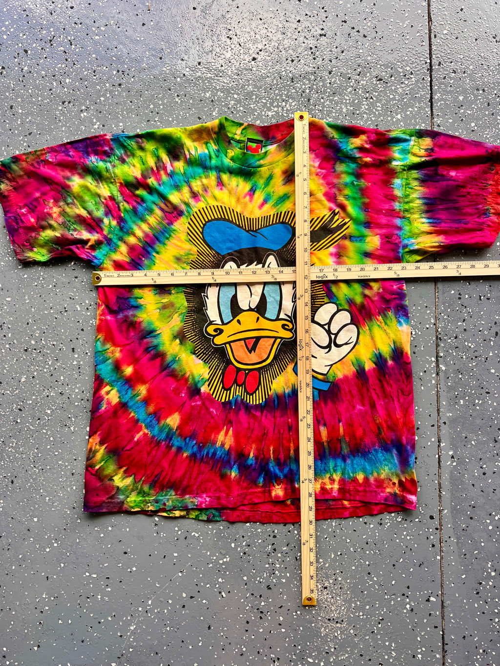 1426 - Tie-Dye Angry Donald Tee - XL