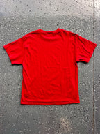 1441 - Red Mushu Dragon Mickey Head Tee - NT/L