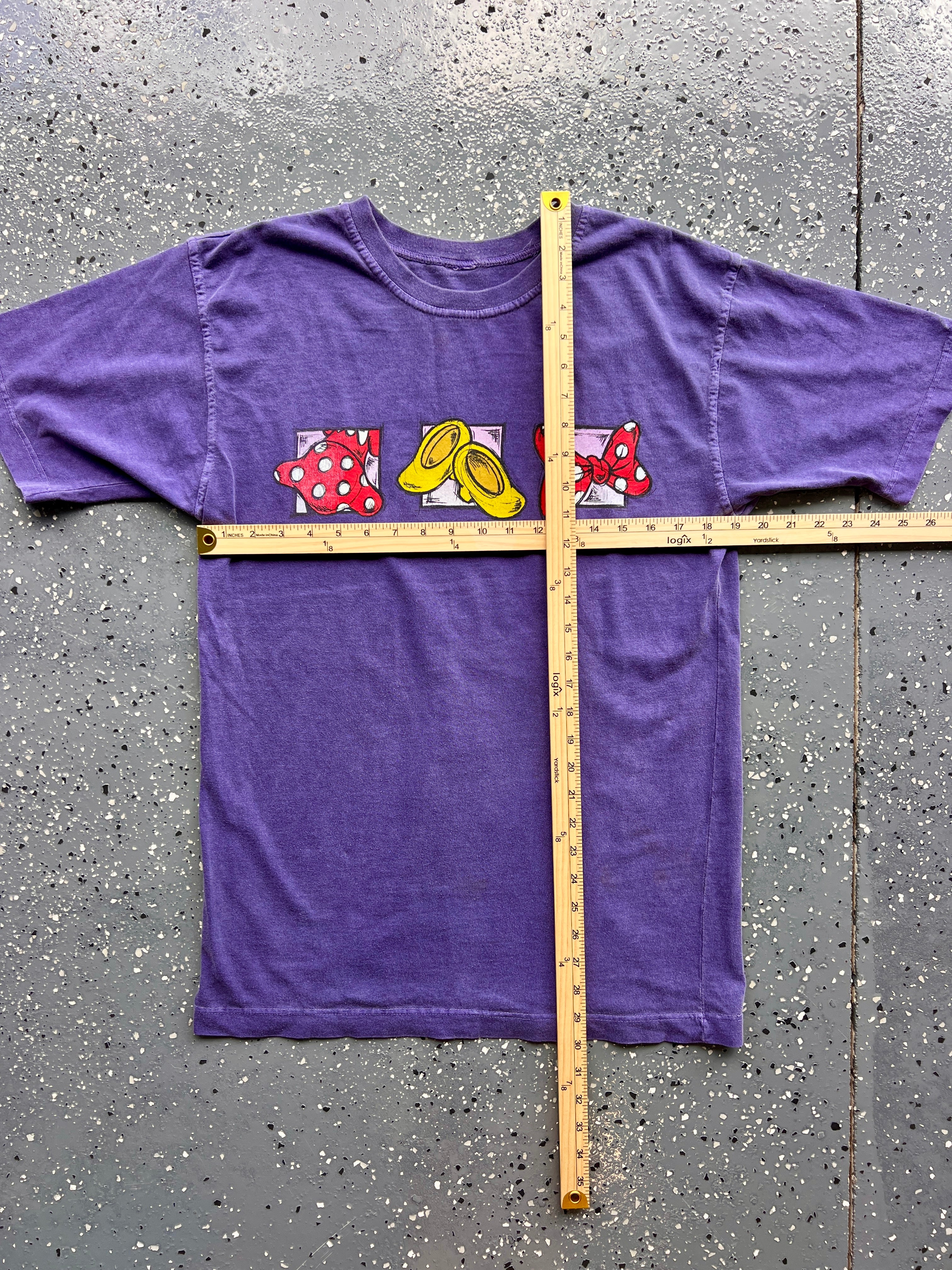 1444 - Purple The Polka Dots, The Shoes, The Bow Minnie Mouse Tee - NT/M