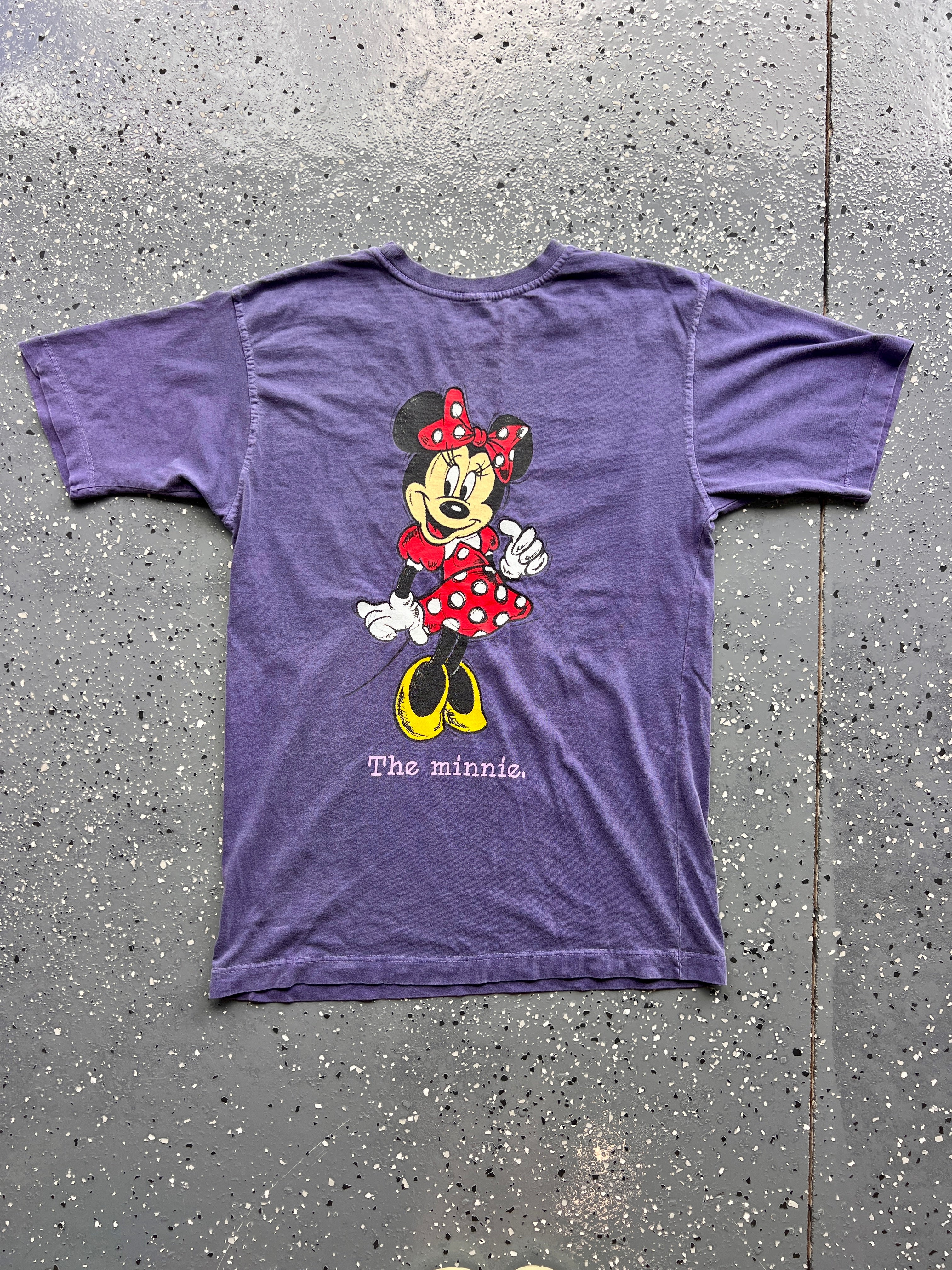 1444 - Purple The Polka Dots, The Shoes, The Bow Minnie Mouse Tee - NT/M