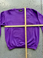 1445 - Purple Embossed Goofy Crewneck - NT/L