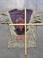 1447 - Blue & Grey Tie-Dye Darth Maul Star Wars Tee - M