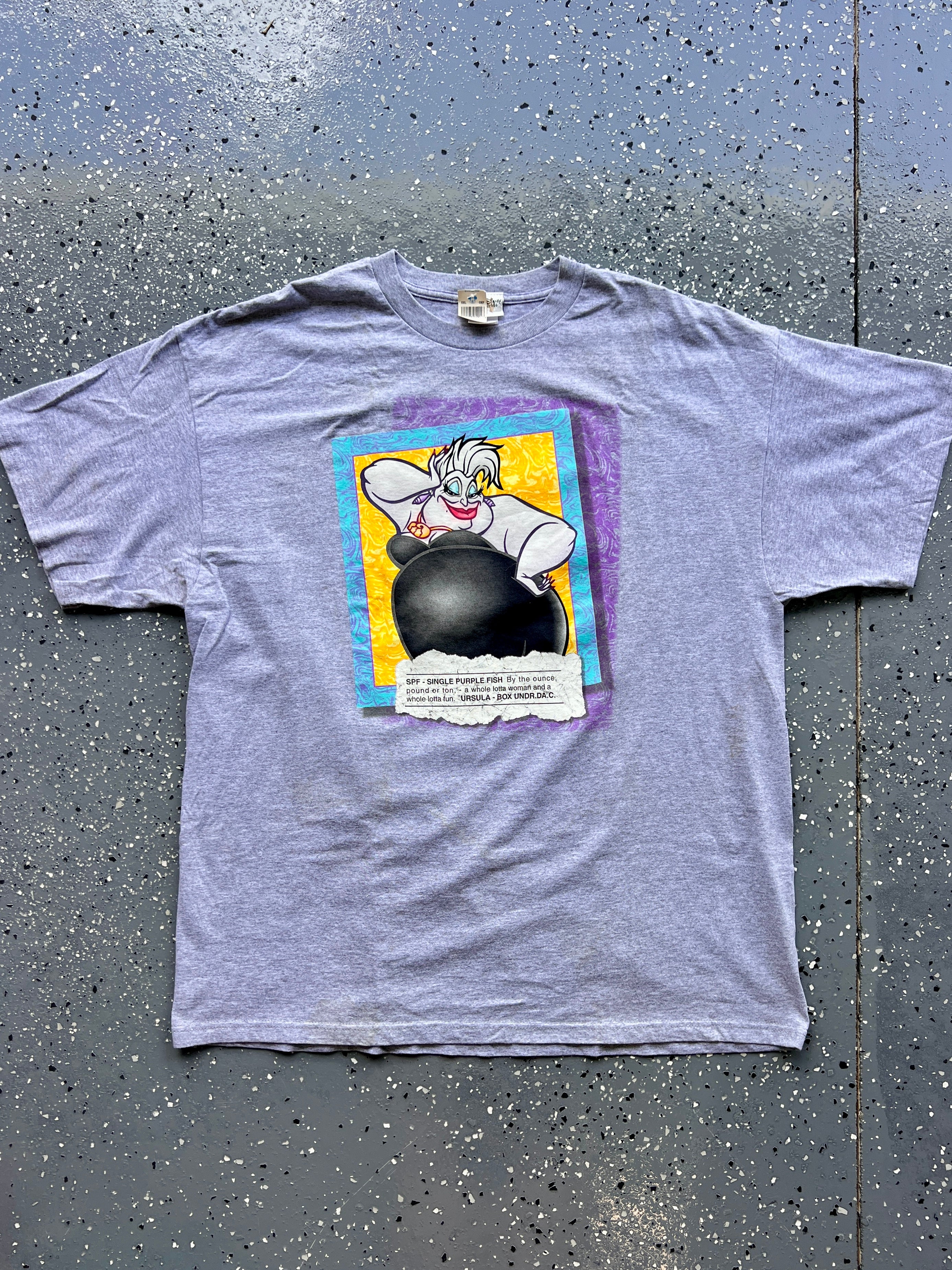 1425 - NWT Heather Grey Ursula Villain Tee - XL