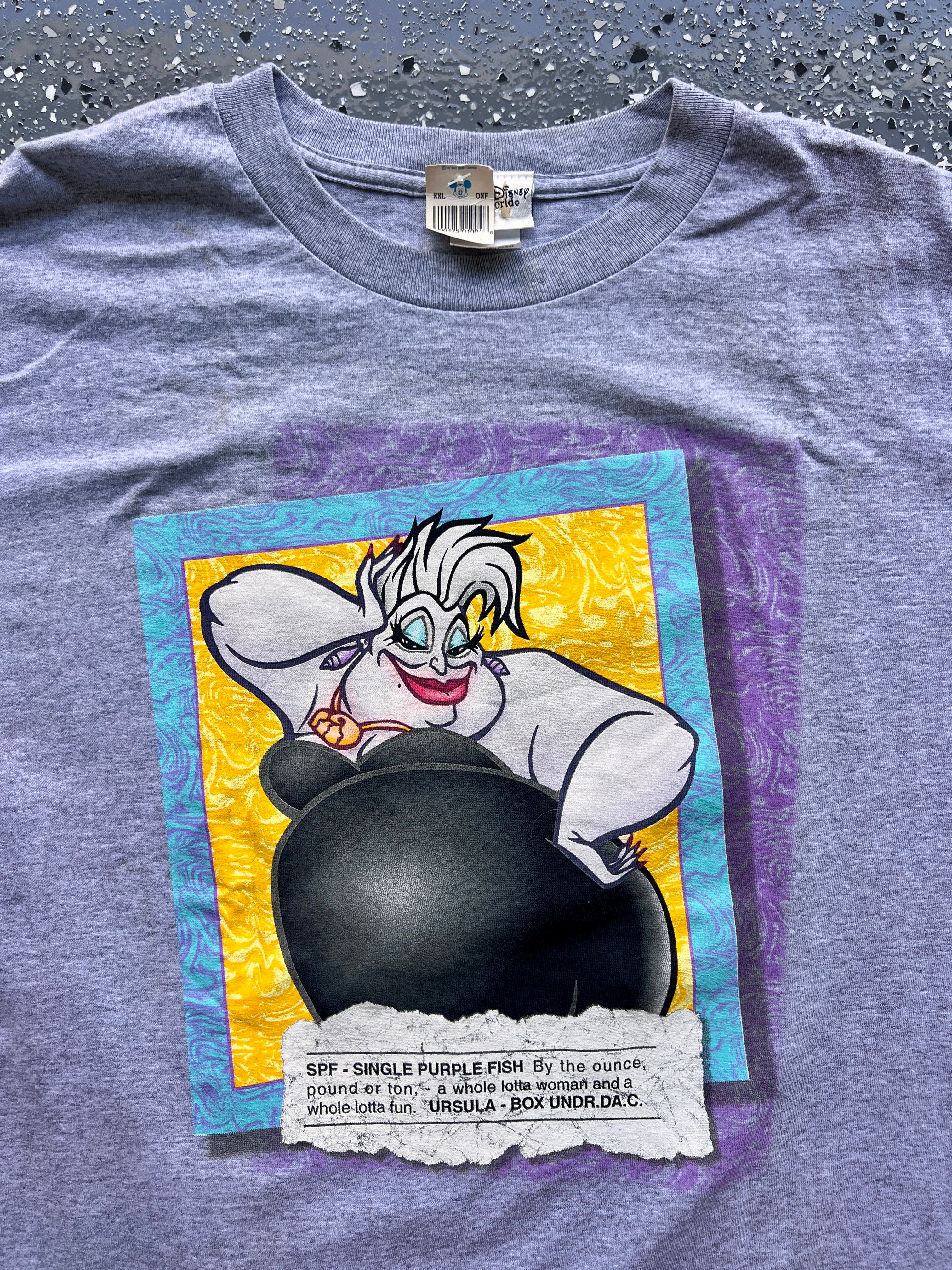 1425 - NWT Heather Grey Ursula Villain Tee - XL