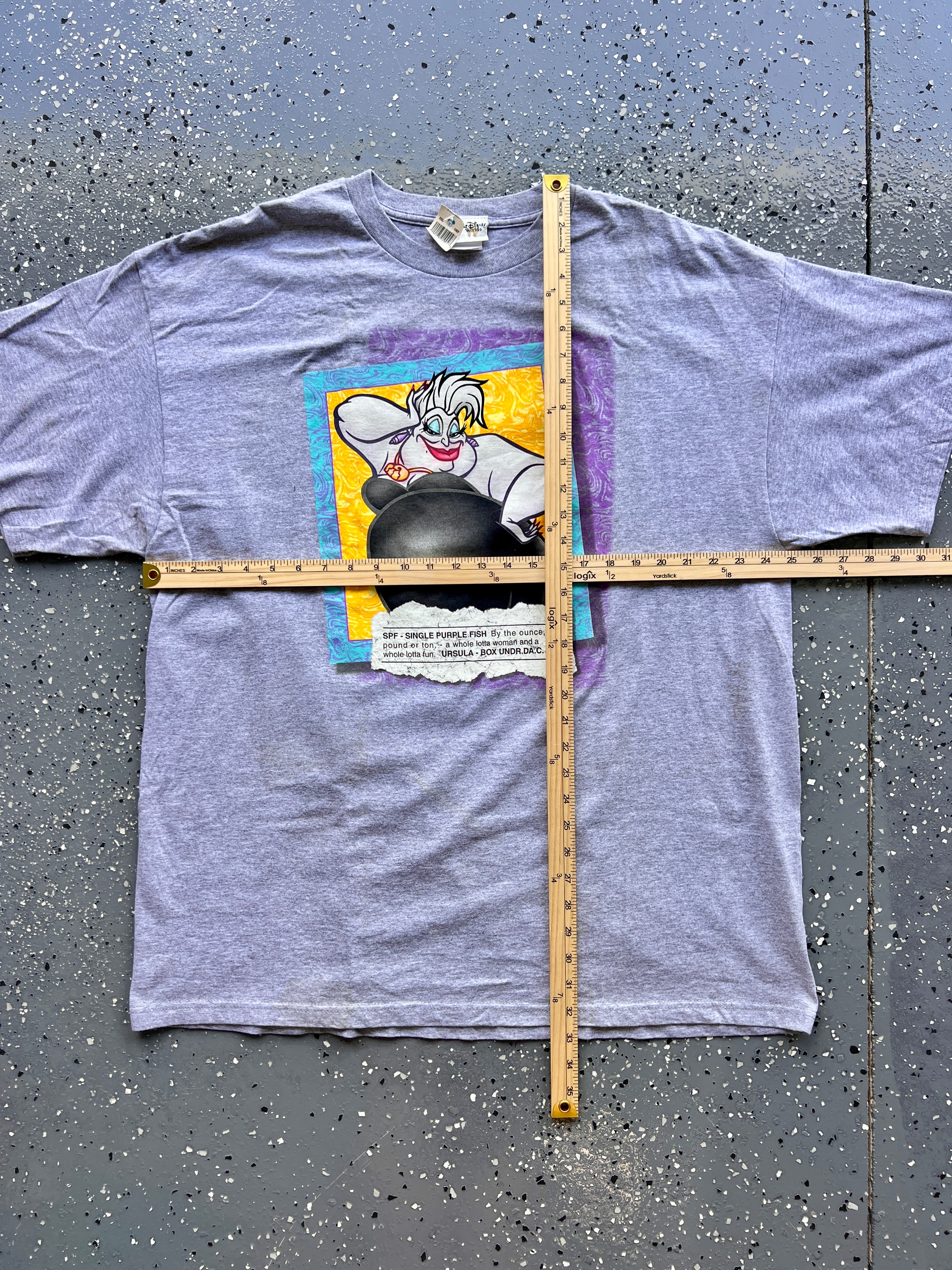 1425 - NWT Heather Grey Ursula Villain Tee - XL