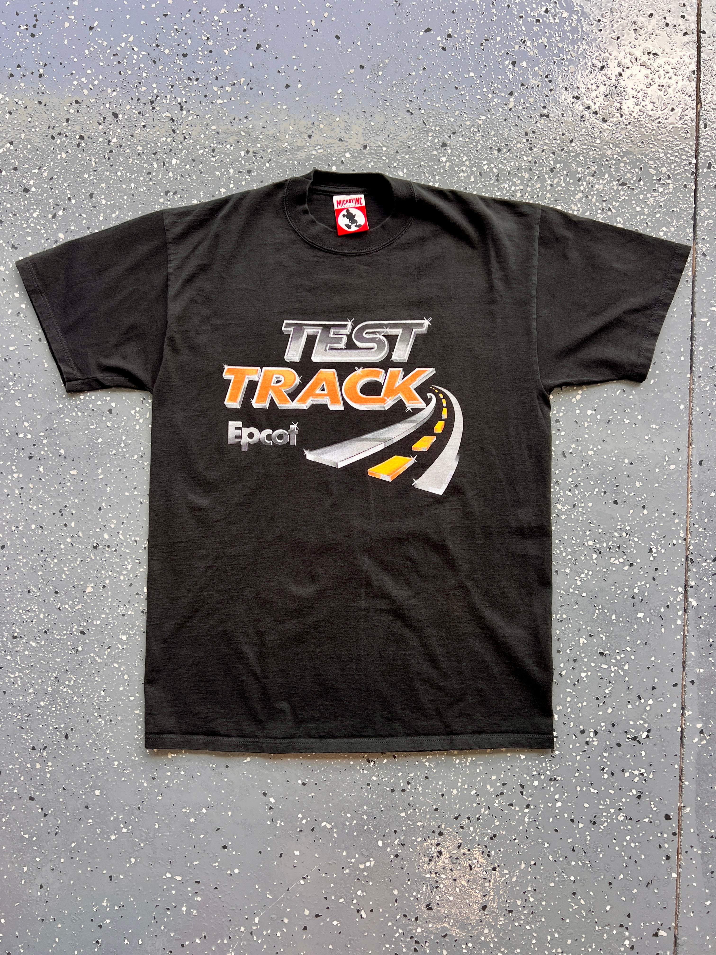 1450 - Black Test Track EPCOT Street Markings Tee - L