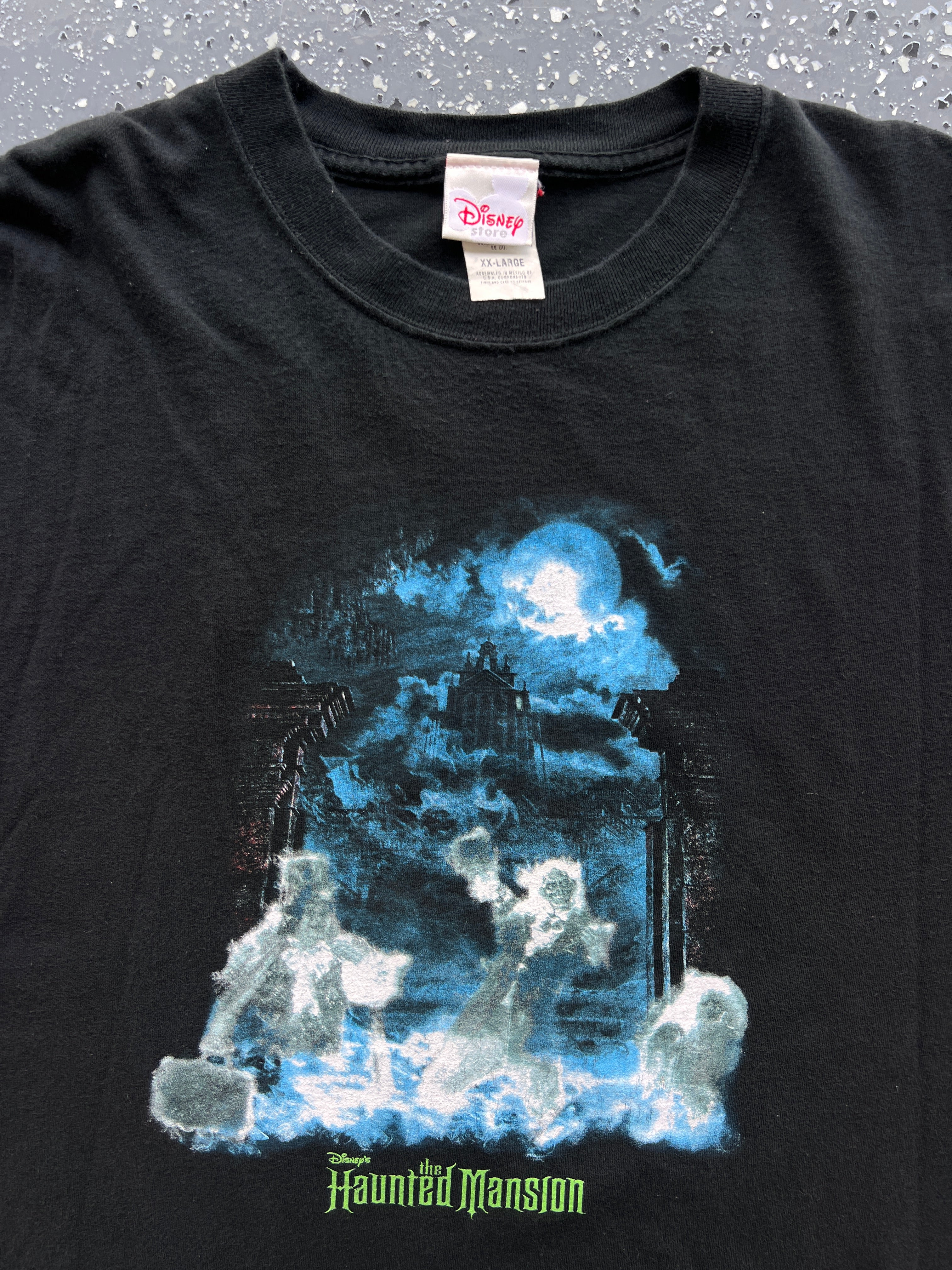 1429 - Black Haunted Mansion Disney Store Tee - 2XL