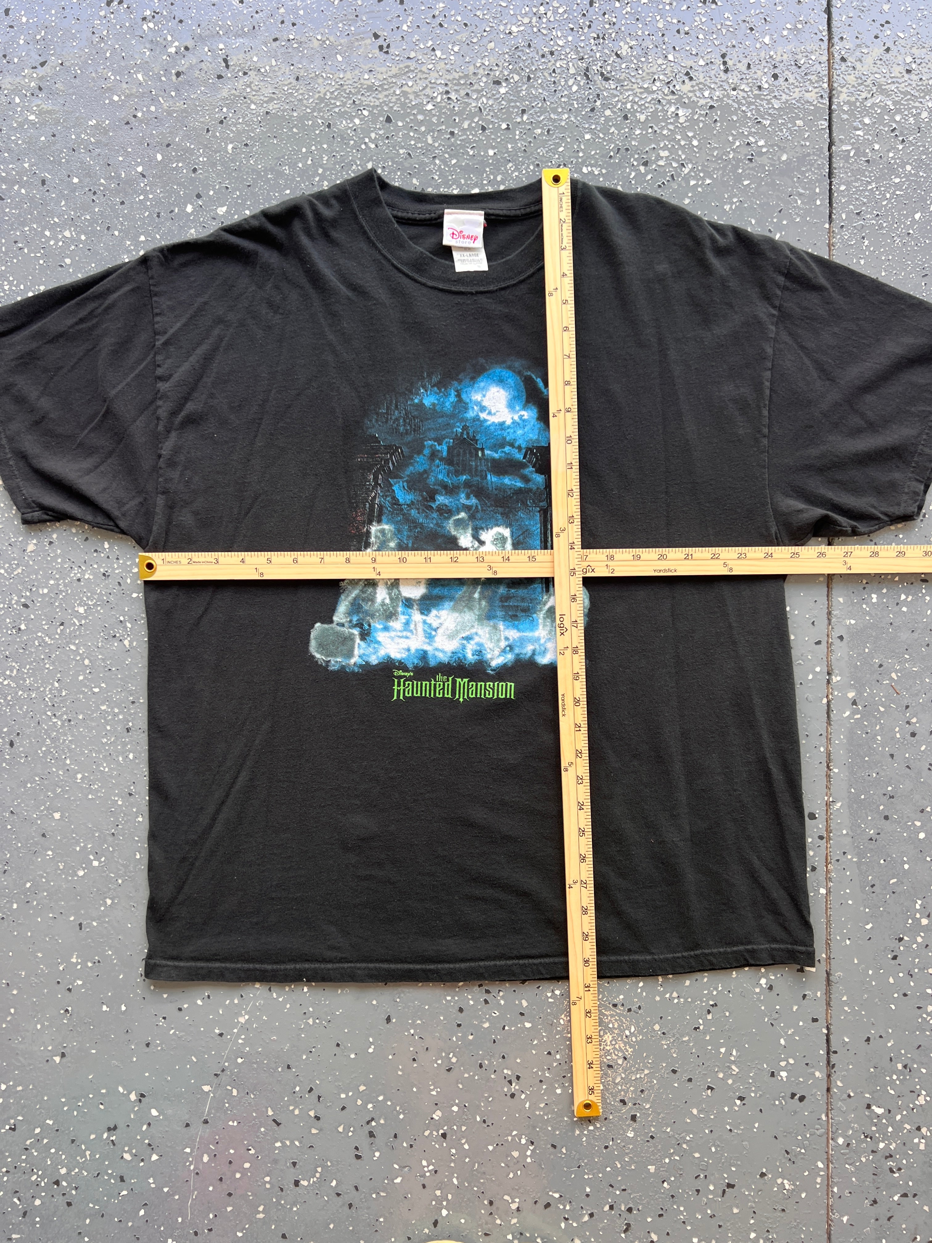 1429 - Black Haunted Mansion Disney Store Tee - 2XL