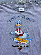 1459 - Heather Grey Donald I Wet My Feathers Grizzly River Run Tee - M