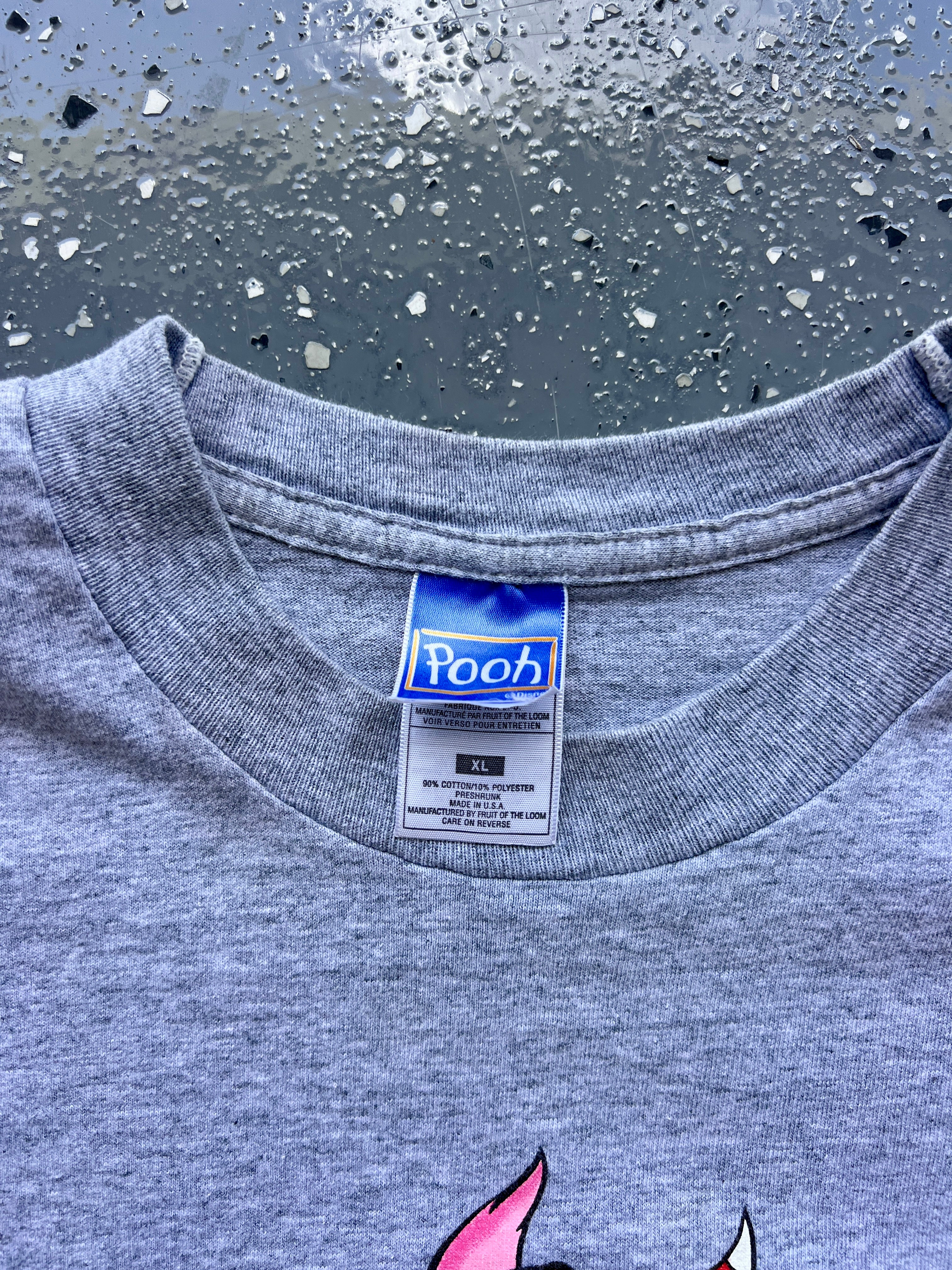 1460 - Heather Grey Pirate Piglet & Sailor WTP Tee - XL