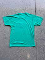 1462 - Green Embroidered Mickey Tee - L
