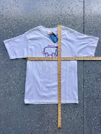 1463 - NWT White, Purple, Pink Disney Store Eeyore Tee - M