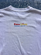 1465 - White Euro Disney Opening Day Tee - L