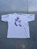 1466 - White Figment Wearing Mickey Poncho Tee - OSFA