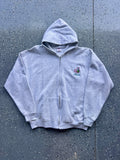 1467 - Heather Grey WDW 20th Anniversary Zip Up Hoodie - XL