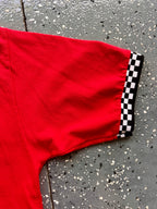 1470 - Red Checkered 1996 WDW Indy 200 Inaugural Race Polo - XL