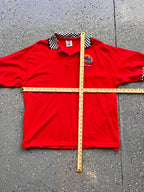 1470 - Red Checkered 1996 WDW Indy 200 Inaugural Race Polo - XL