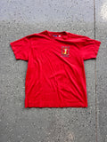 1471 - Red Embroidered Tigger Apple Tee - L