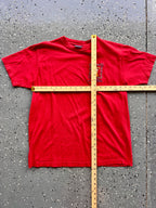 1471 - Red Embroidered Tigger Apple Tee - L