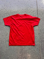 1471 - Red Embroidered Tigger Apple Tee - L