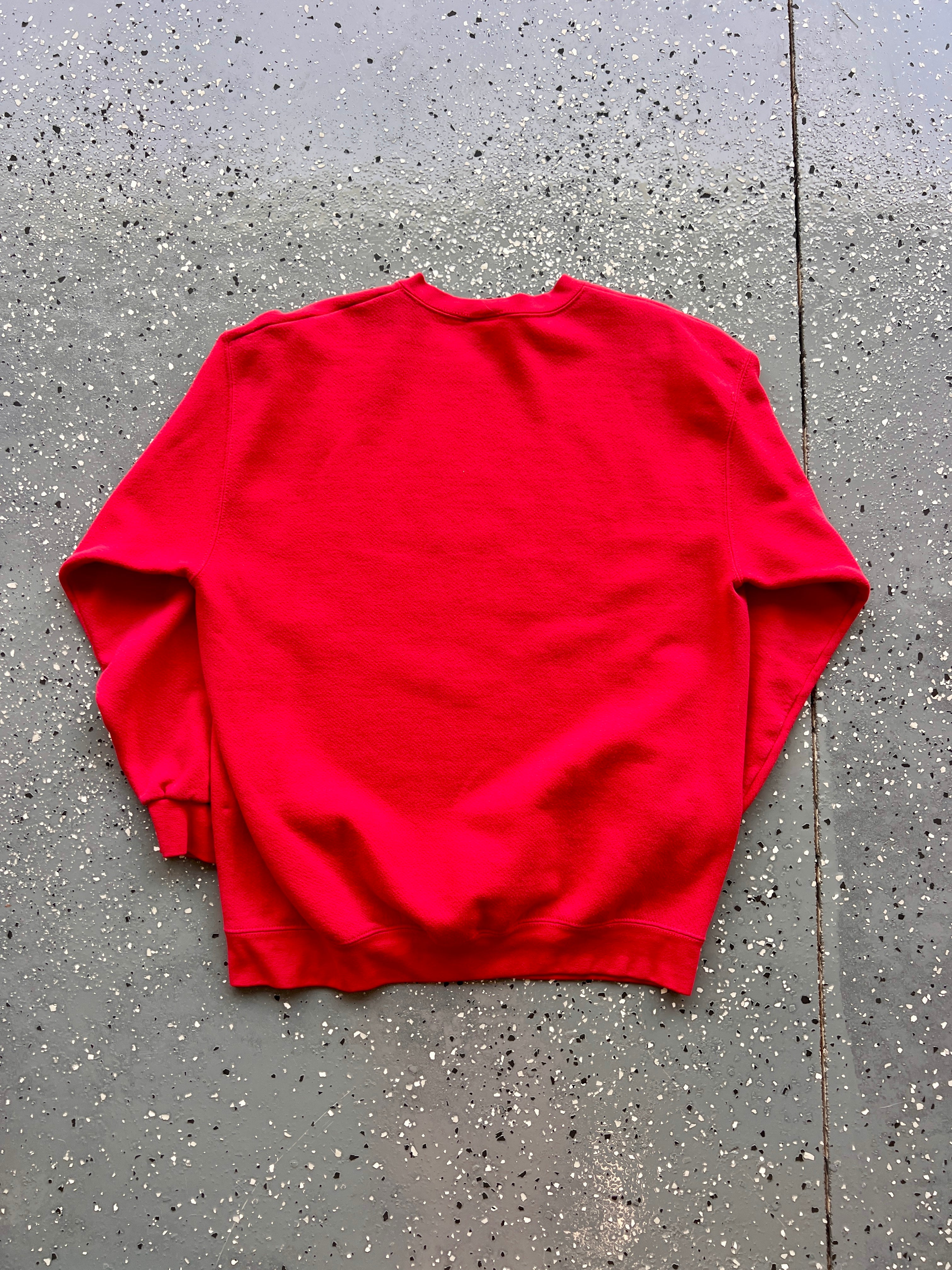 1472 - Red Mickey Box Crewneck - L