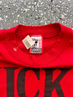 1473 - NWT Red Disney Designs Classic Standing Mickey Tee - OSFA