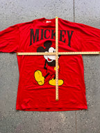 1473 - NWT Red Disney Designs Classic Standing Mickey Tee - OSFA