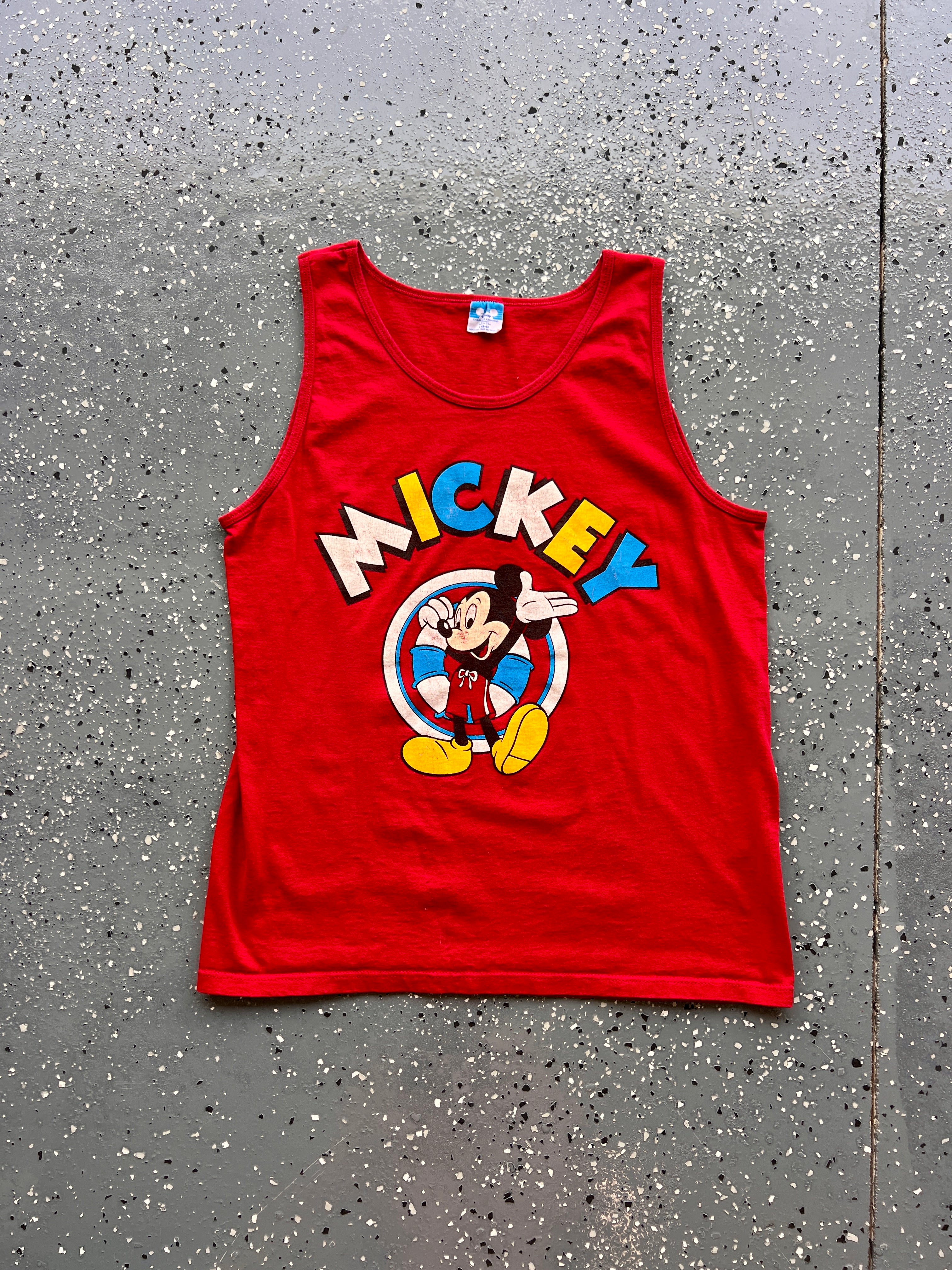 1474 - Red Mickey Lifesaver Tank - L