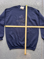 1478 - NWT Navy Embossed Mickey WDW Logo Crewneck - 3XL
