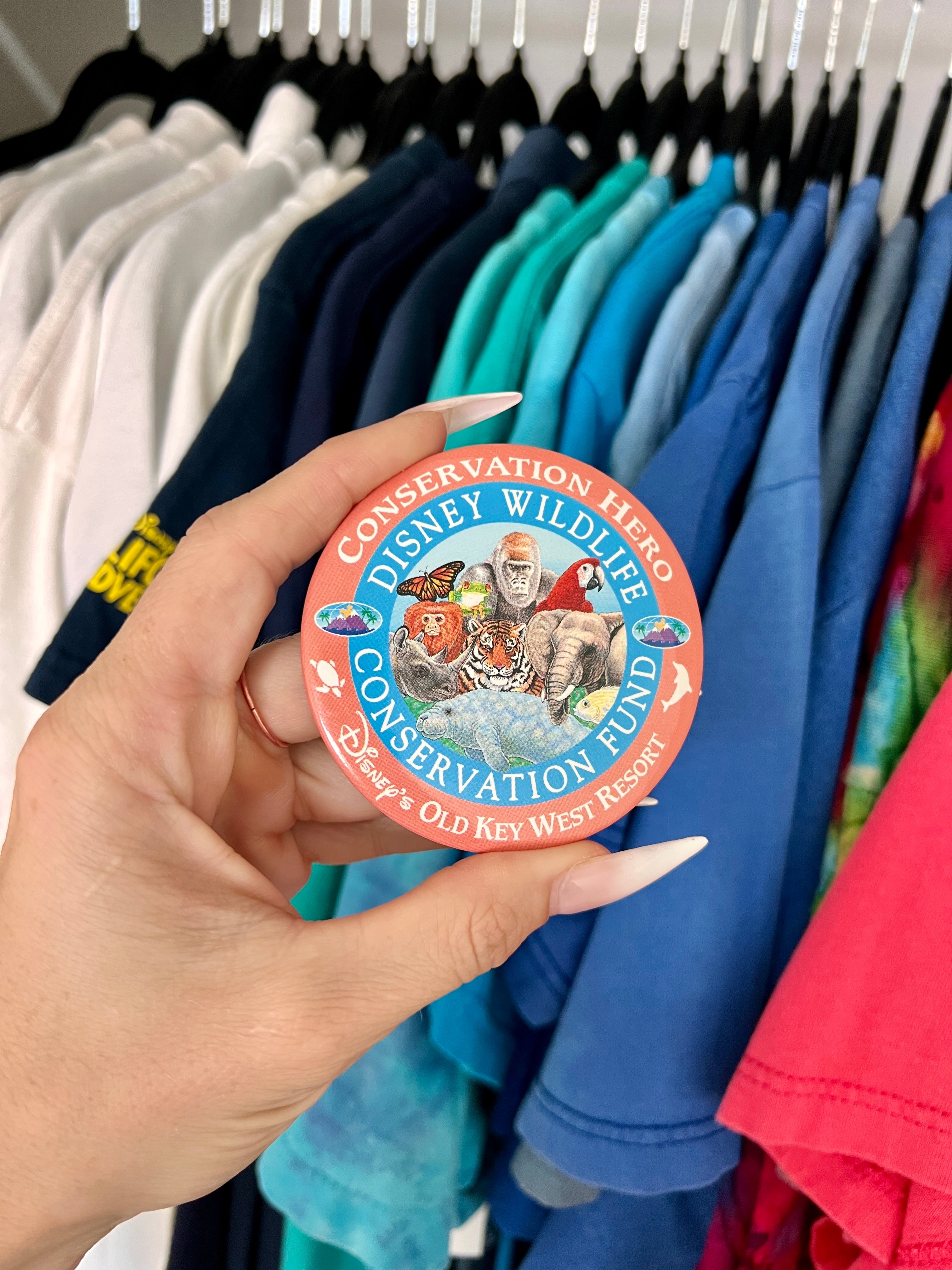 Wildlife Conservation Fund Old Key West Resort Button
