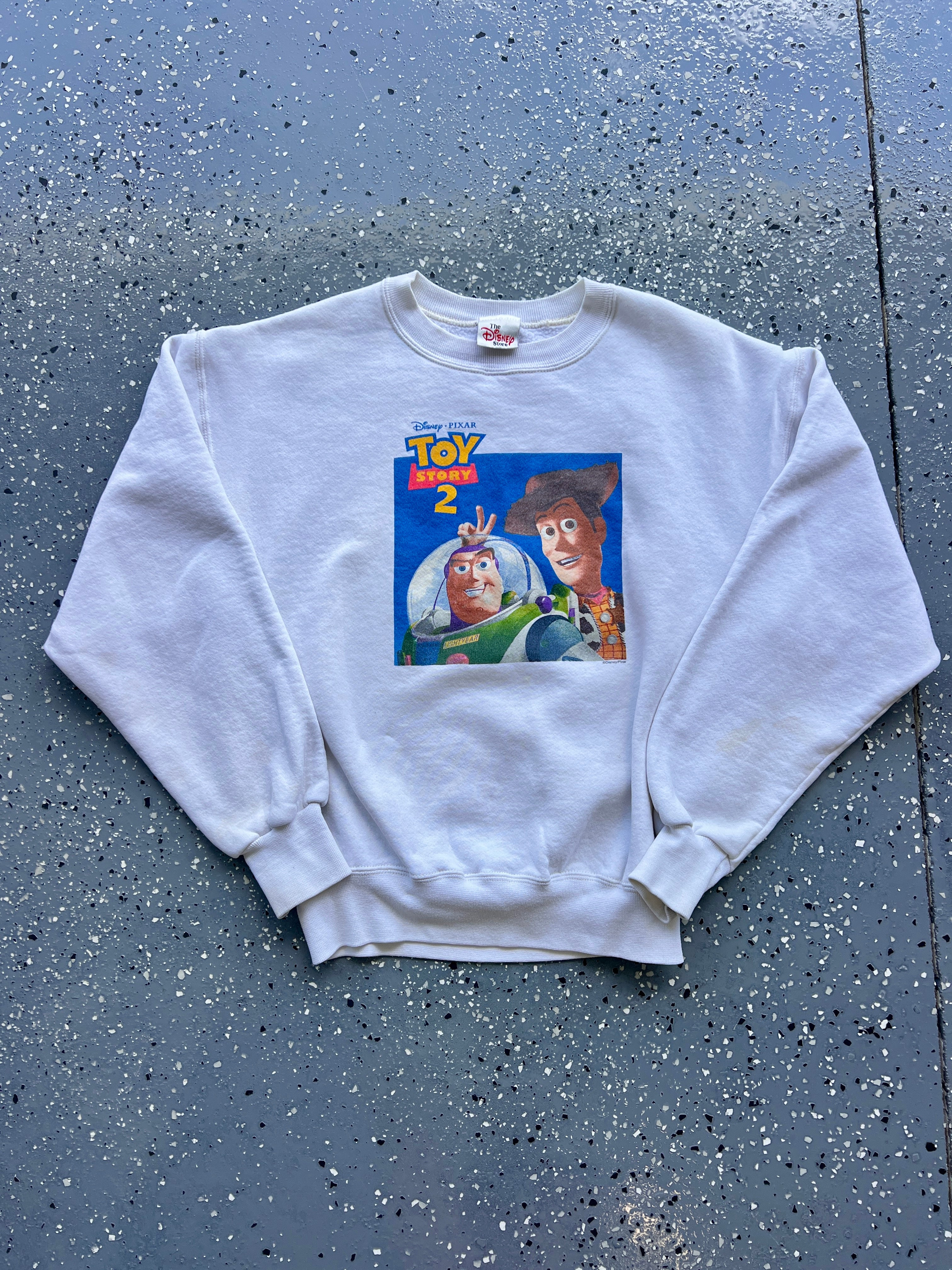 1479 - NWT Navy Embossed Mickey WDW Logo Crewneck - S/M