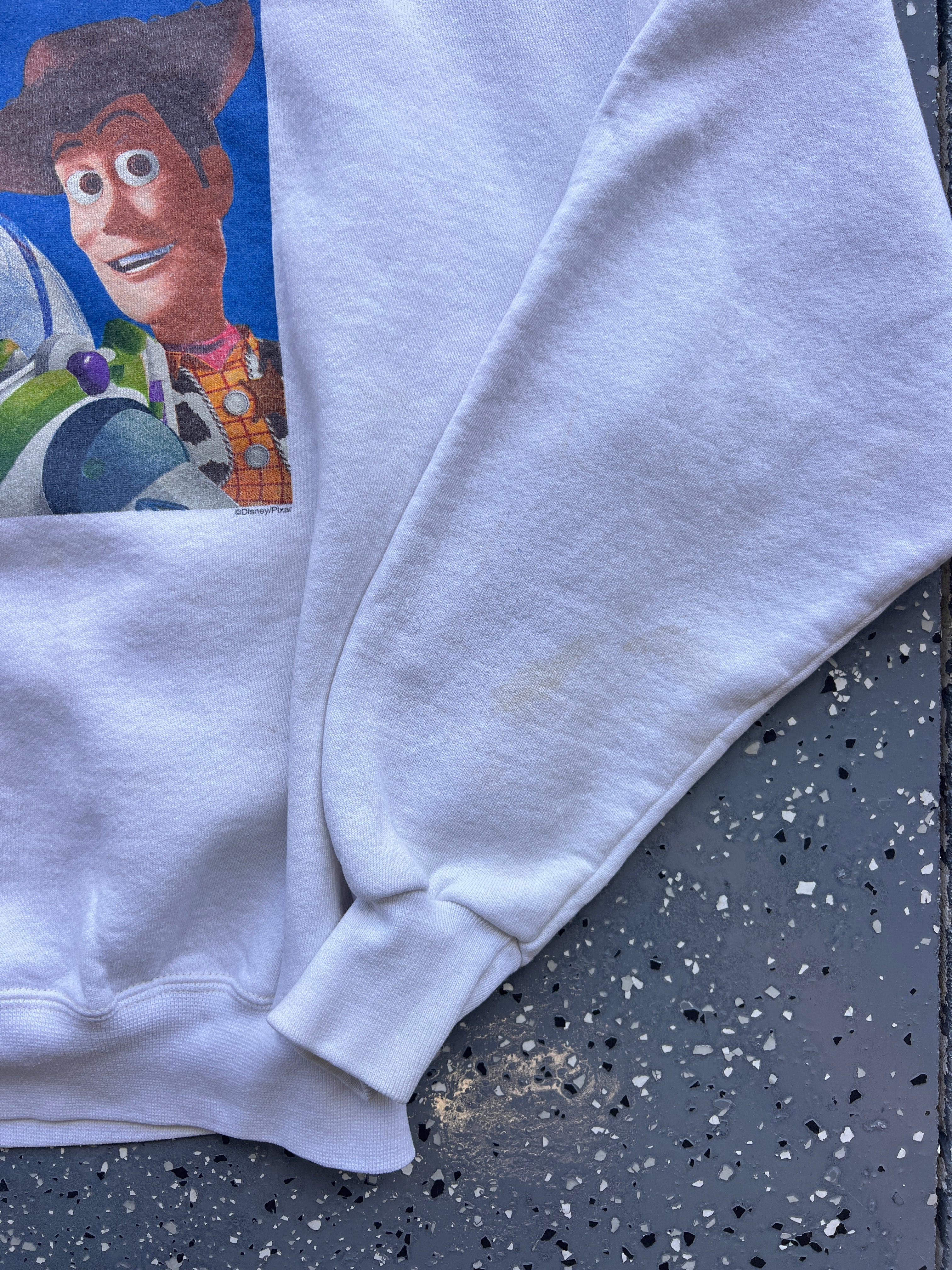 1479 - NWT Navy Embossed Mickey WDW Logo Crewneck - S/M