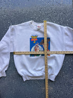 1479 - NWT Navy Embossed Mickey WDW Logo Crewneck - S/M