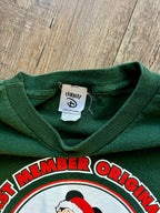 808 -Green Company D Santa Mickey Tee - L