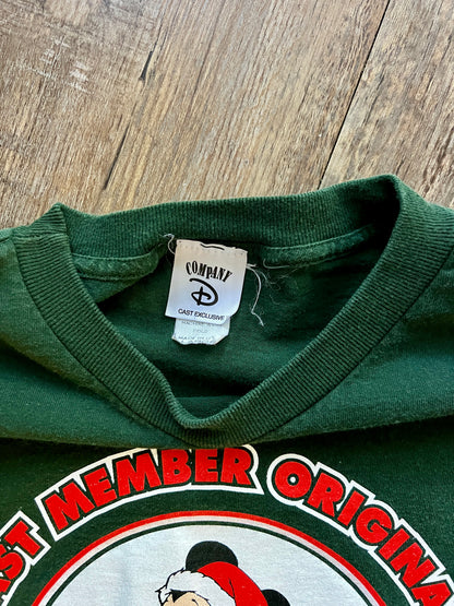 808 -Green Company D Santa Mickey Tee - L