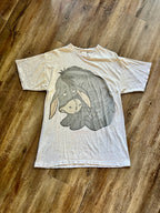 799 -Grey Thrashed Big Eeyore WYM I Am Smiling Tee - XL
