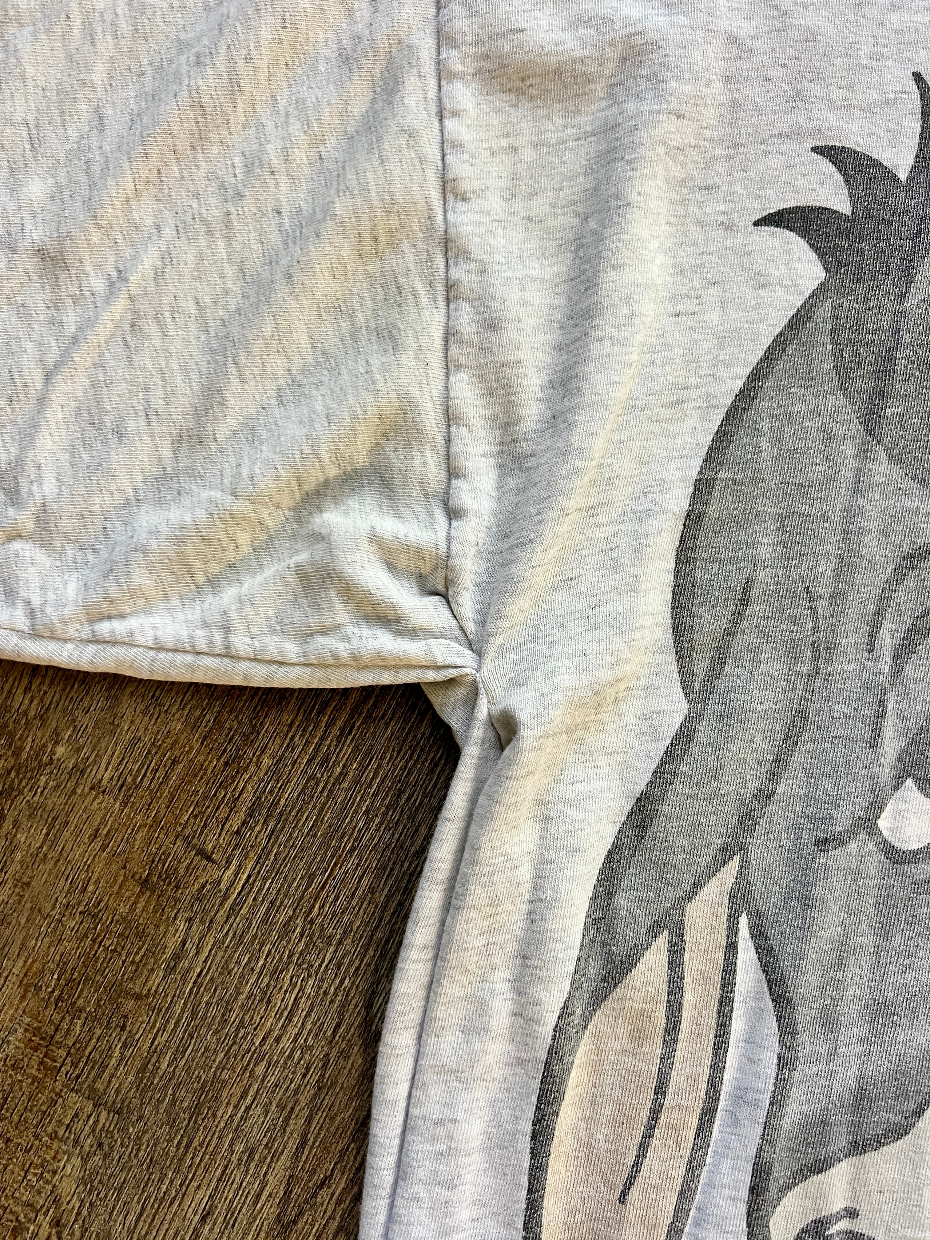 799 -Grey Thrashed Big Eeyore WYM I Am Smiling Tee - XL